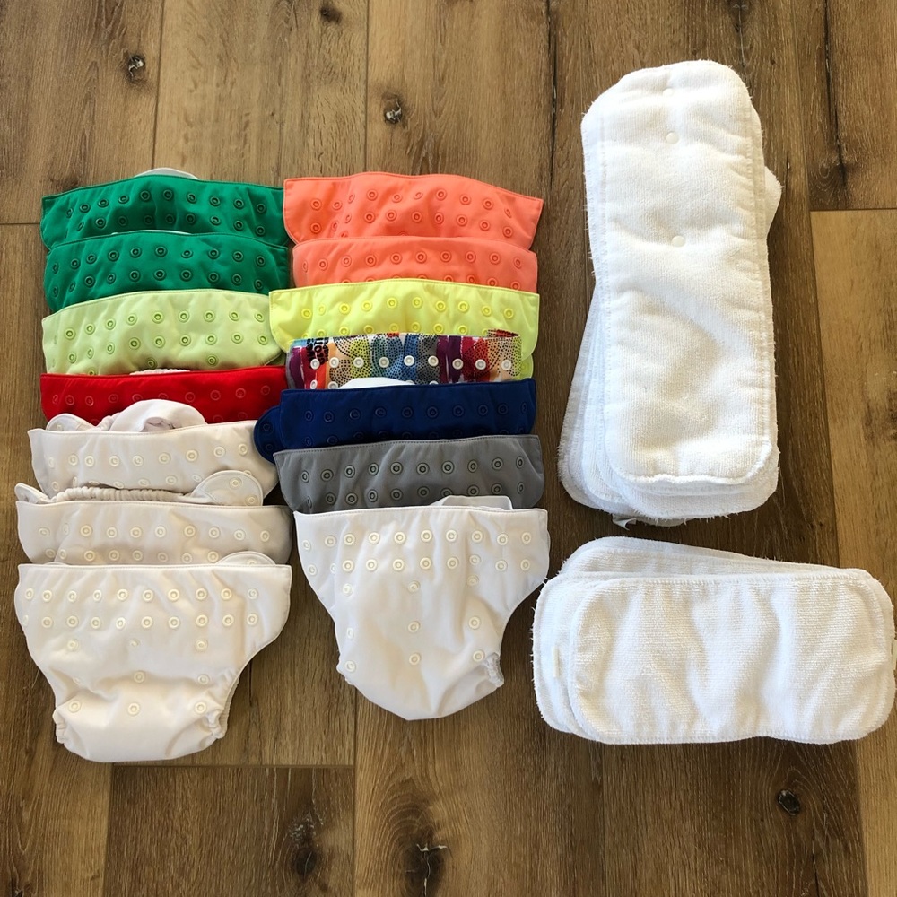 14 x BumGenius Original Pocket Cloth Diapers